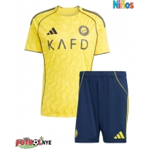 Camiseta Al-Nassr Primera Equipación para niños 2025-26 manga corta (+ pantalones cortos)